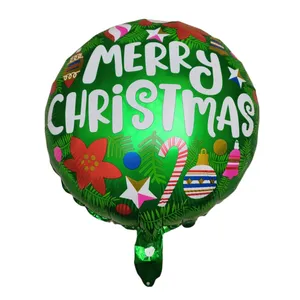 بادکنک فویلی طرح کاج کریسمس