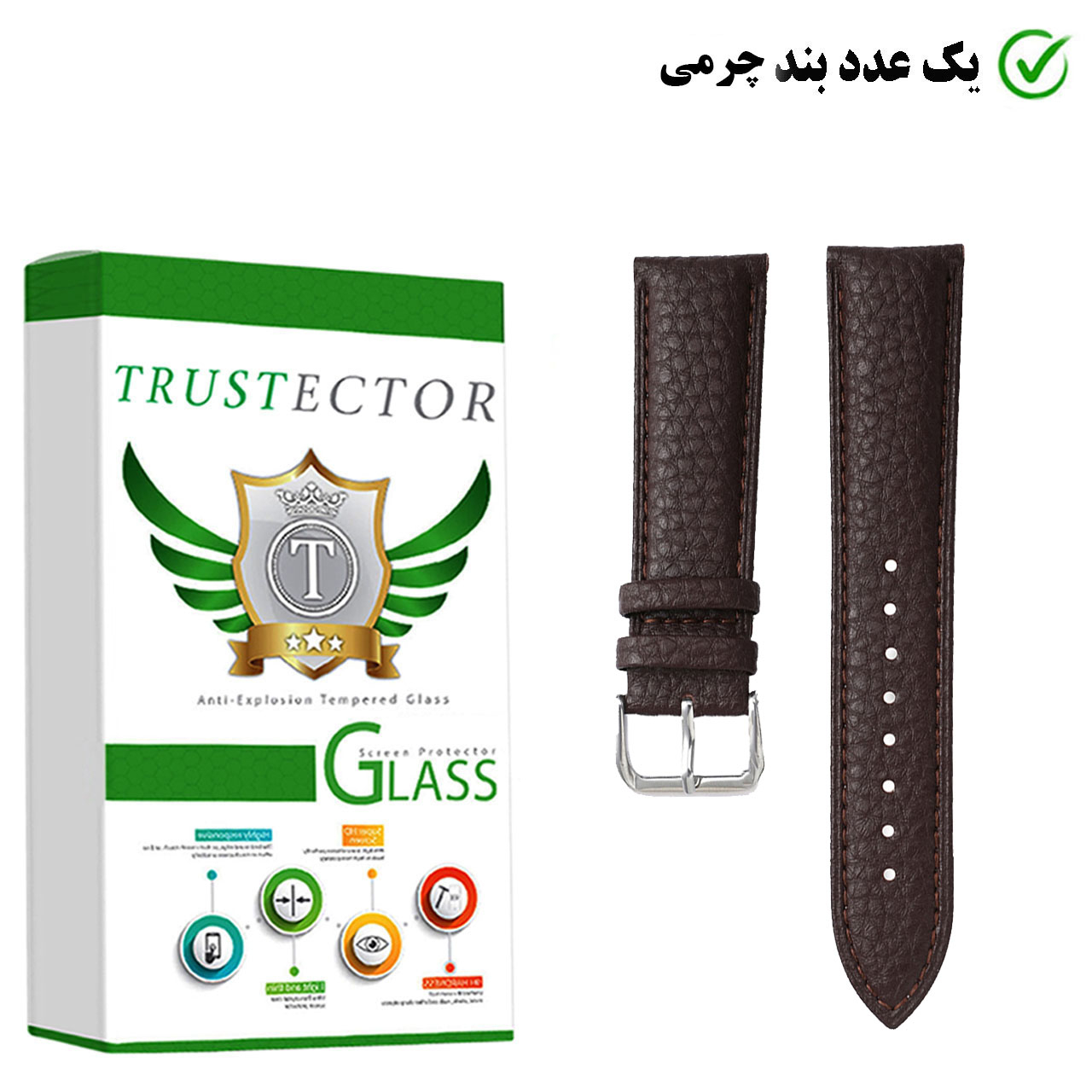 بند تراستکتور مدل Leon مناسب برای ساعت هوشمند میبرو Lite