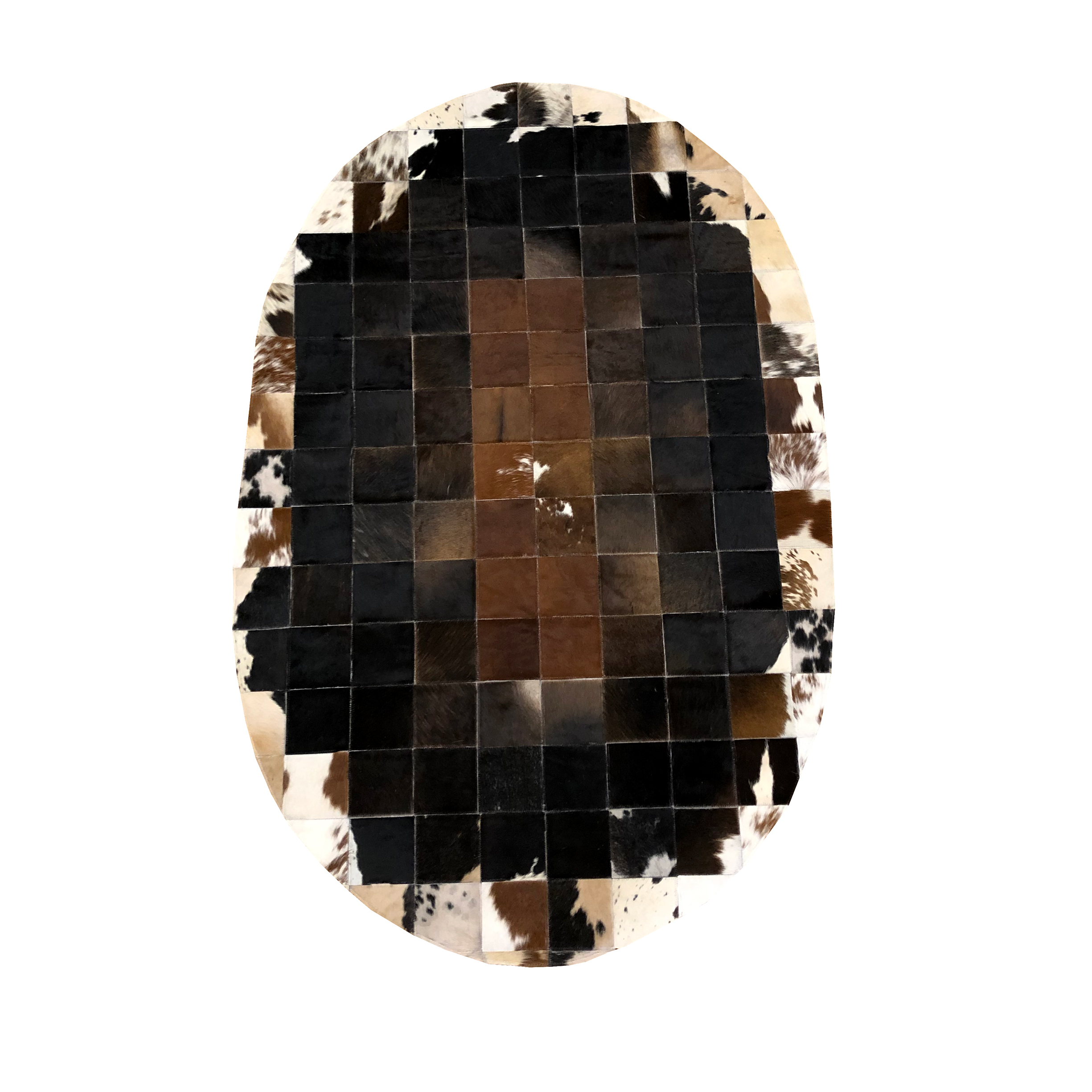 کلاژ فرش پوست و چرم مدل 12021