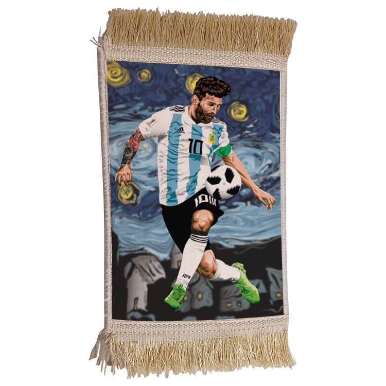 فرش ماشینی دیوارکوب مدل مسی کد 94