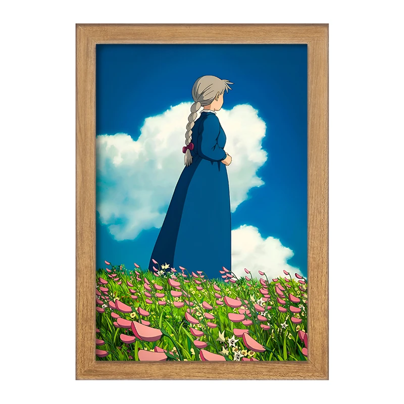 تابلو خندالو مدل سوفیا انیمه قلعه متحرک هاول کد F5961