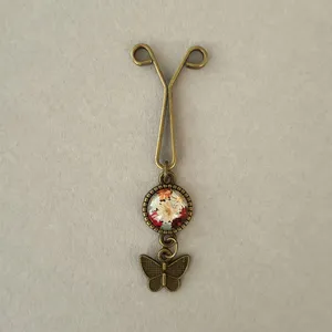 گیره روسری زنانه مدل گل كد SF49