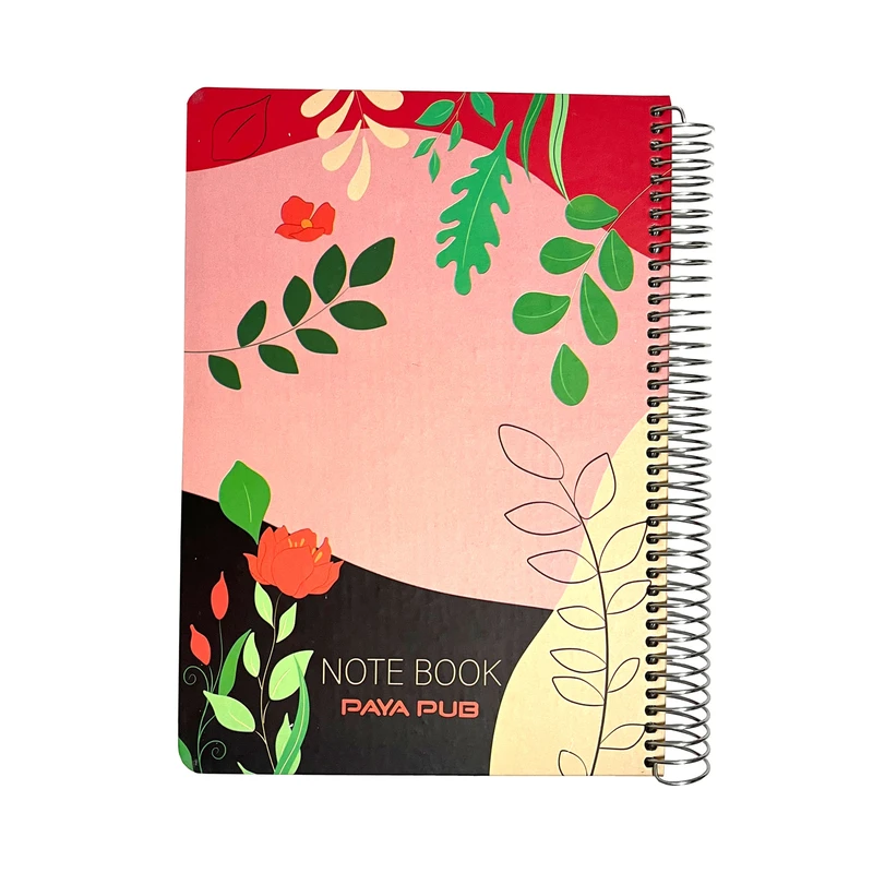 دفتر 200 برگ پایاپاب مدل شکوفه