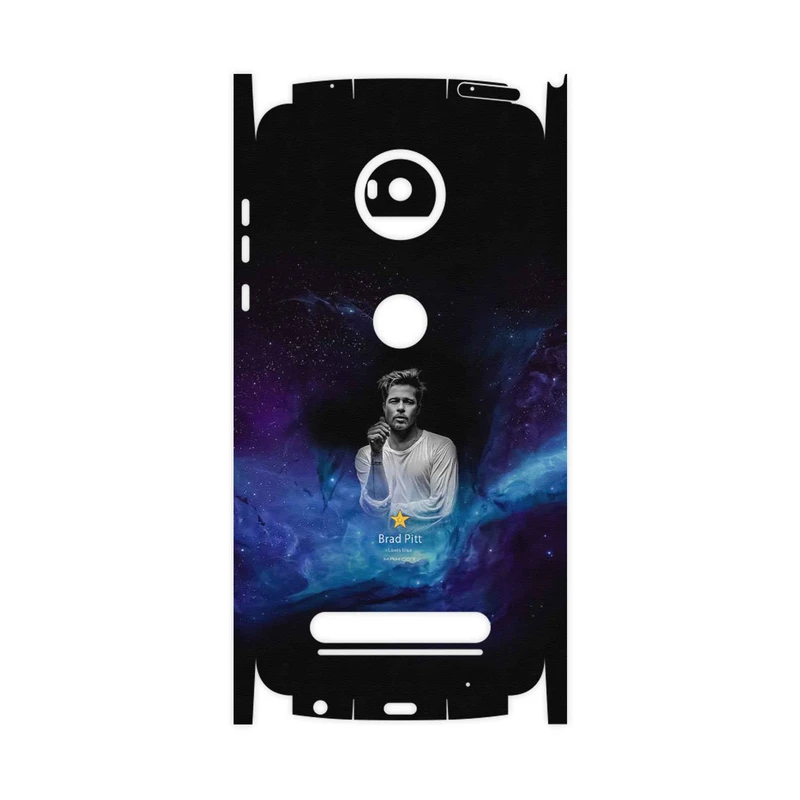 برچسب پوششی ماهوت مدل Brad Pitt-FullSkin مناسب برای گوشی موبایل موتورولا Moto Z2 Play