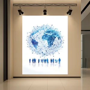 تابلو بوم طرح مخمل ارتباطات مدل جهانی کد AR3059224