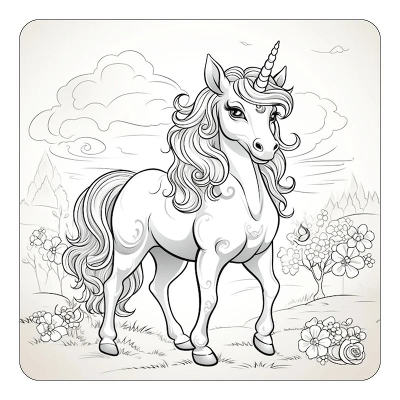 مگنت کاکتی طرح اسب تک شاخ و یونیکورن مدل mp30233