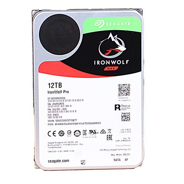 هارددیسک اینترنال سیگیت مدل ST12000NE0008 IronWolf Pro ظرفیت 12 ترابایت