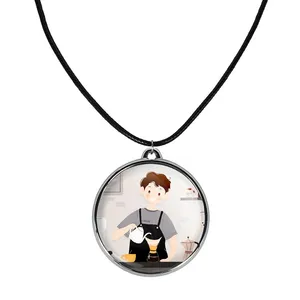 گردنبند خندالو مدل باریستا کافه چی کد 2813528136