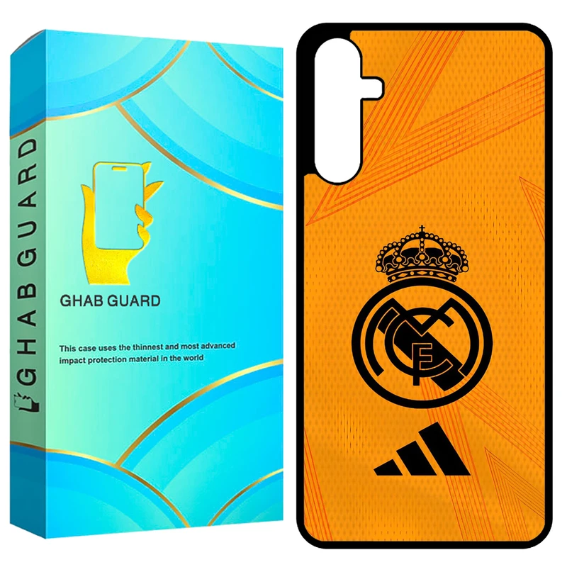 کاور قاب گارد طرح رئال مادرید مدل GCHPA24 مناسب برای گوشی موبایل سامسونگ Galaxy A24 4G