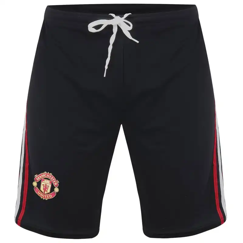 ست پولوشرت آستین کوتاه و شلوارک ورزشی مردانه مدل منچستر یونایتد2023