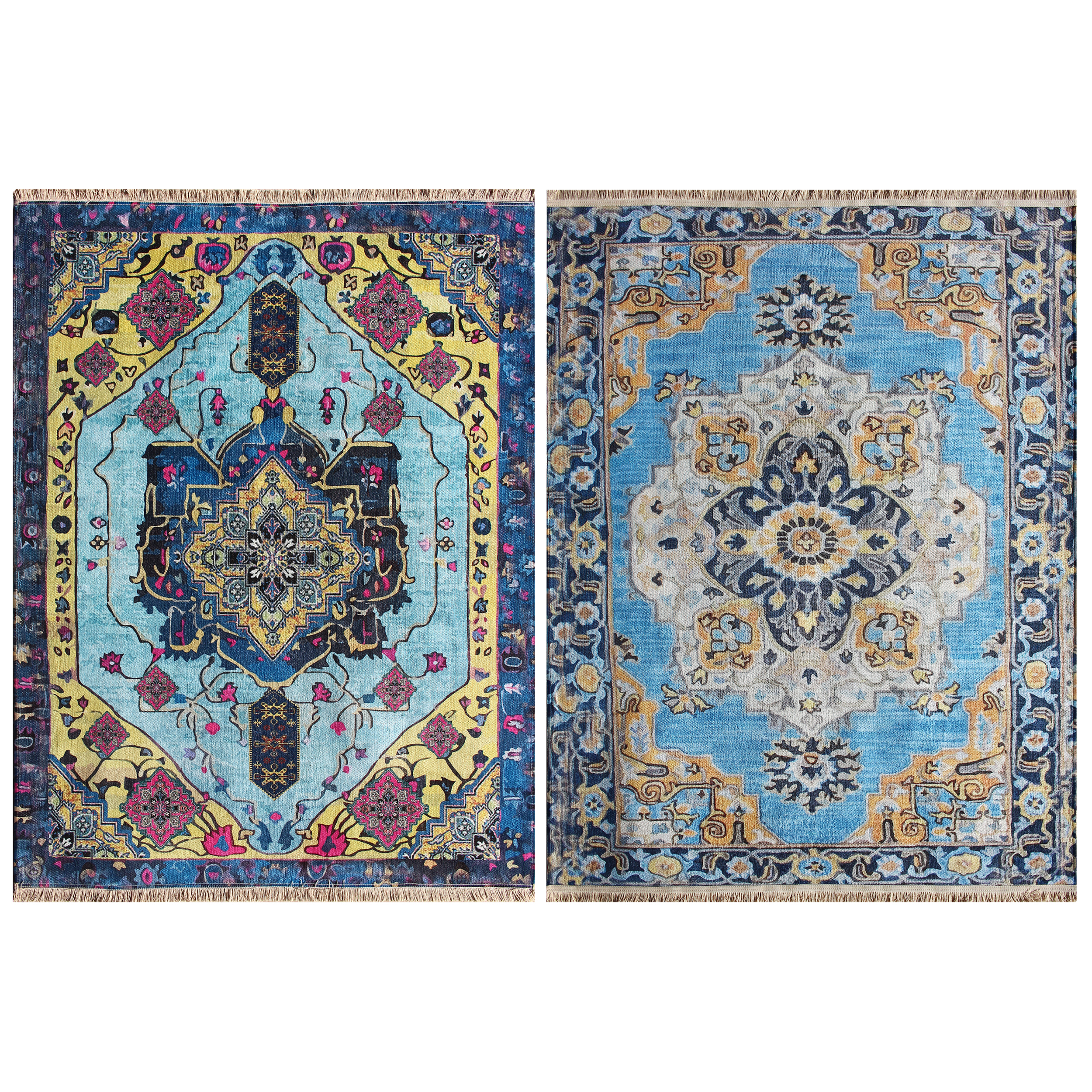 فرش ماشینی دو رو نیروانا مدل Haris