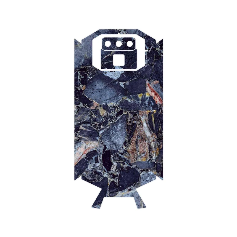 برچسب پوششی ماهوت مدل Broken black marble مناسب برای گوشی موبایل دوجی S70
