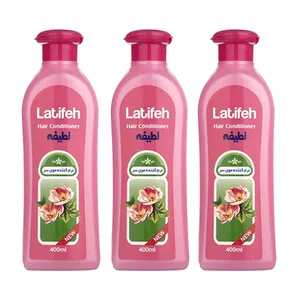 نرم کننده مو لطیفه مدل Flower حجم 400 میلی لیتر مجموعه 3 عددی