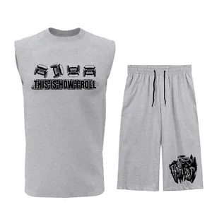 ست تاپ و شلوارک مردانه مدل O017G