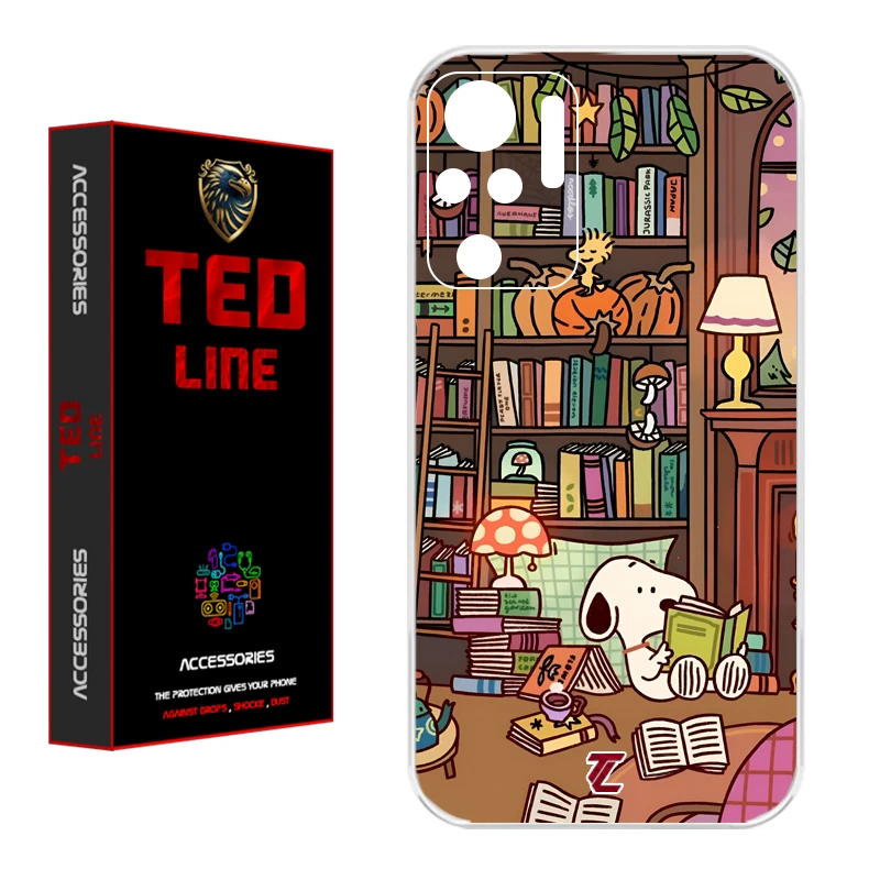 کاور تدلاین طرح اسنوپی کد 1218 مناسب برای گوشی موبایل شیائومی Redmi Note 10 4G / Note 10S / Poco M5S