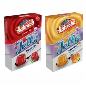 پودر ژله انار و زردآلو کهربا - 100 گرم مجموعه 2 عددی