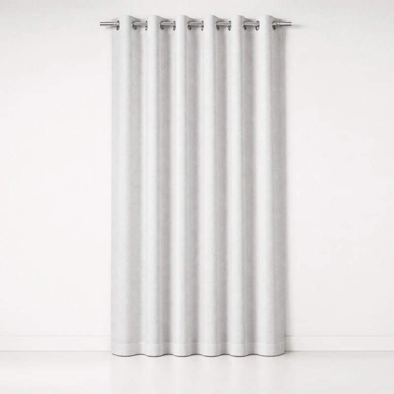 پرده پانچ مدل کرپ طرح بارانی سایز 280*150 سانتی‌متر