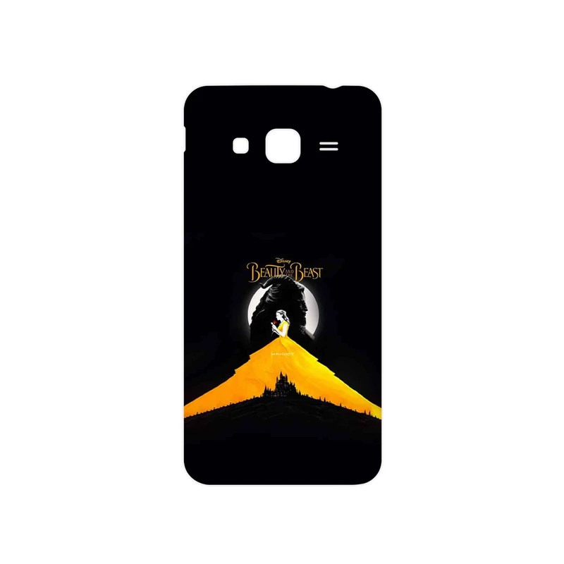 برچسب پوششی ماهوت مدل Beauty and the Beast مناسب برای گوشی موبایل سامسونگ Galaxy J3 2016