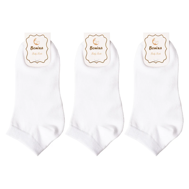 جوراب ساق کوتاه بچگانه بونیکسا مدل BX31-4 مجموعه 3 عددی