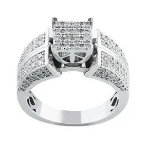 انگشتر طلا 18 عیار زنانه جواهری سروری مدل 10625