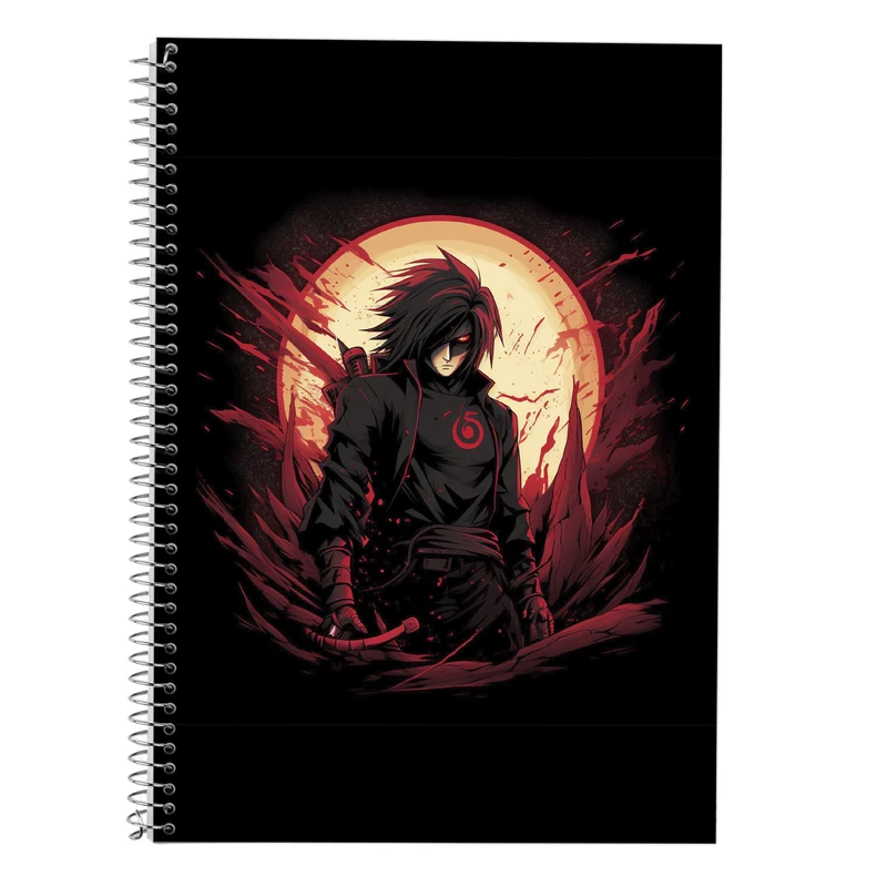 دفتر زبان 50 برگ مدوپد مدل Naroto کد DF11158