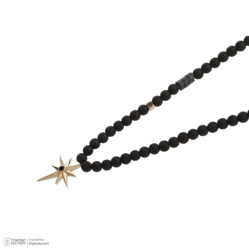 گردنبند طلا 18 عیار مردانه تاج مدل G338