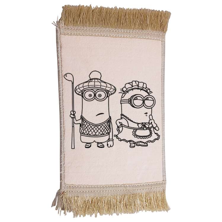 فرش ماشینی دیوارکوب مدل مینیون کد 81