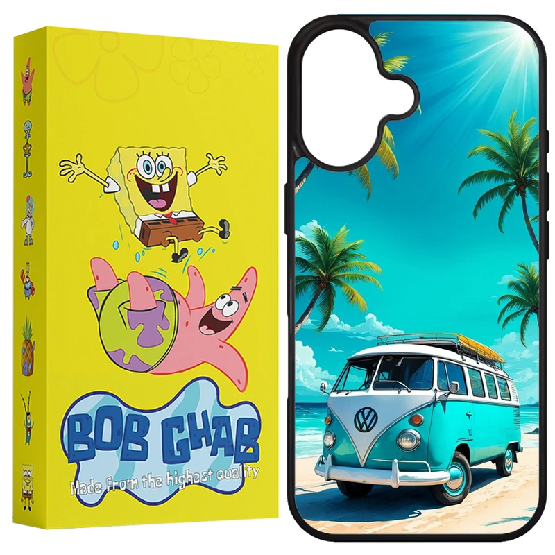 کاور باب قاب طرح ماشین مدل B16PL مناسب برای گوشی موبایل اپل iPhone 16 Plus