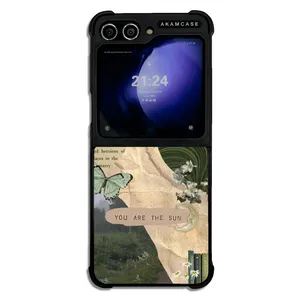 AKAM AMC-WSGZFLIP5-GREEN-15 Cover For Samsung Galaxy Z Flip 5