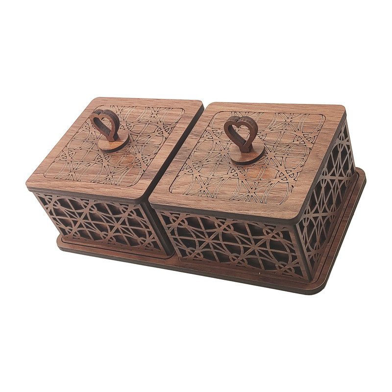 قندان تکچین کالا مدل MDGH-2 مجموعه 3 عددی قندان تکچین کالا مدل MDGH-2 مجموعه 3 عددی