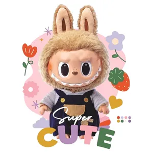 استیکر پارچه و لباس پاد آفرین مدل عروسک لبوبو Labubu کد S2068