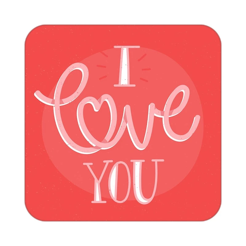 زیر لیوانی کاکتی طرح عاشقانه مدل mp39157