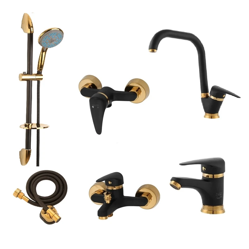 ست شیرآلات فاخته مدل ایتالیا MT مجموعه 6 عددی 