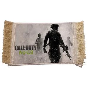 فرش ماشینی دیوارکوب مدل بازی کال آف دیوتی کد 8