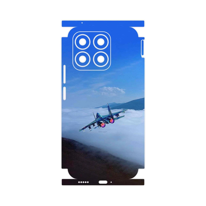 برچسب پوششی ماهوت مدل Fighter plane Su27-FullSkin مناسب برای گوشی موبایل آنر X8b