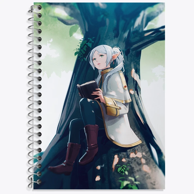 دفتر لغت 50 برگ خندالو طرح انیمه فریرن (Frieren) کد 33960