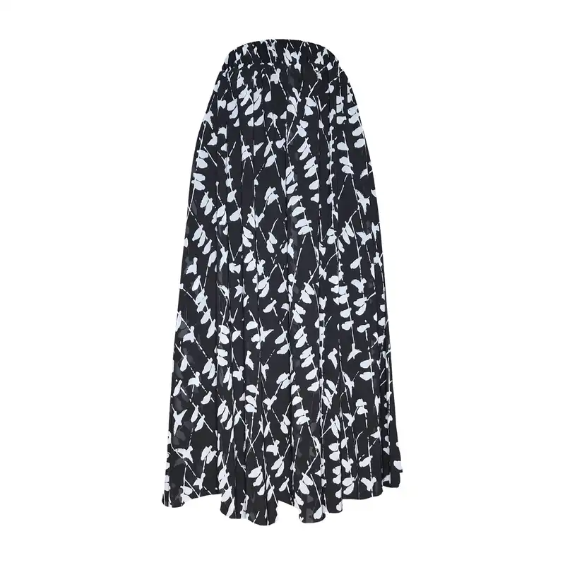 دامن کلوش زنانه مدل H89 رنگ مشکی