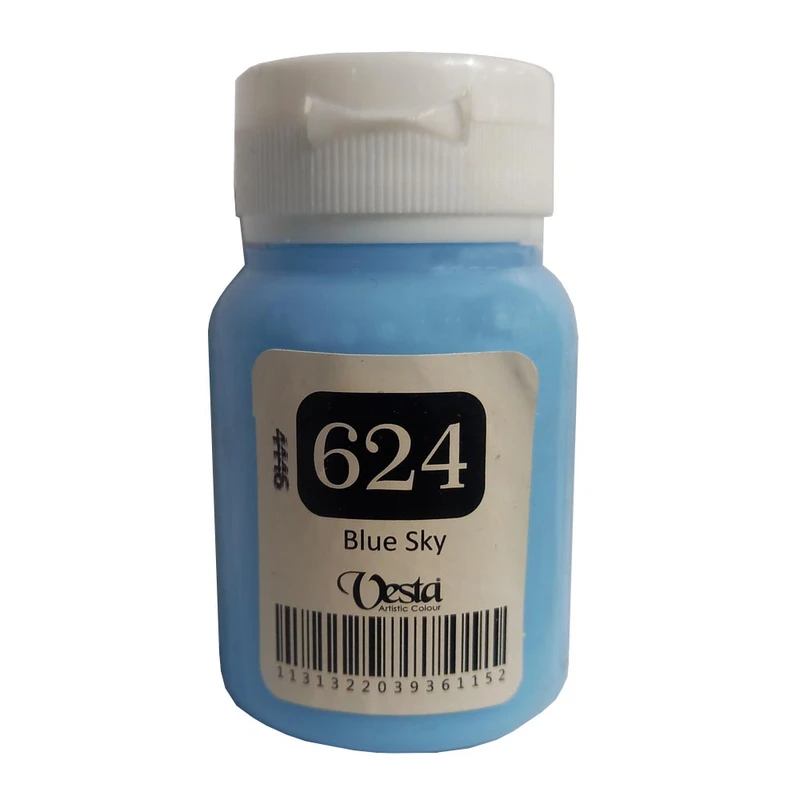 رنگ پارچه وستا کد 83684 حجم 60 میلی لیتر