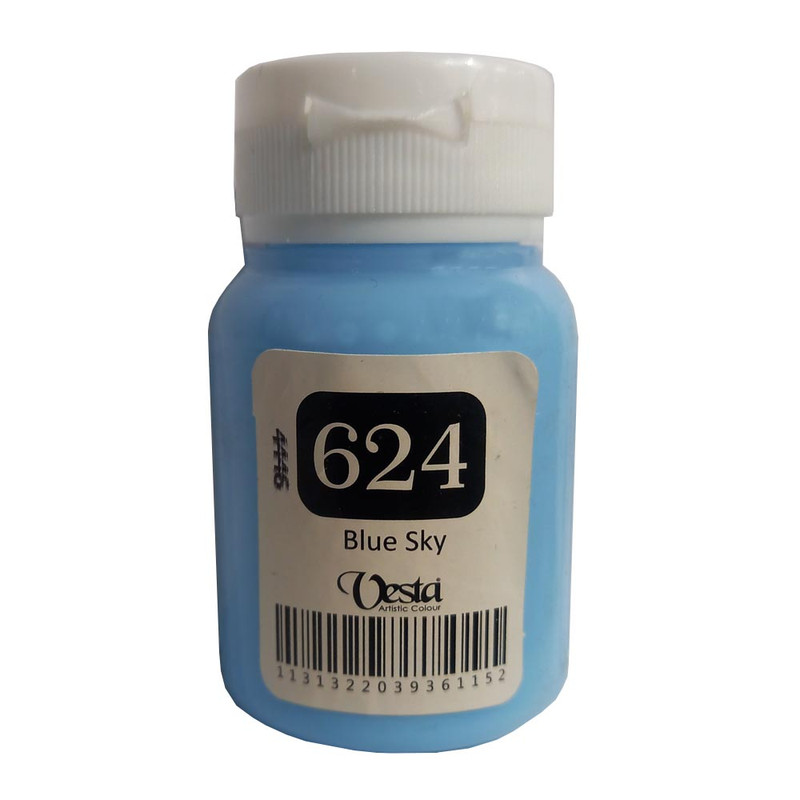 رنگ پارچه وستا کد 83684 حجم 60 میلی لیتر