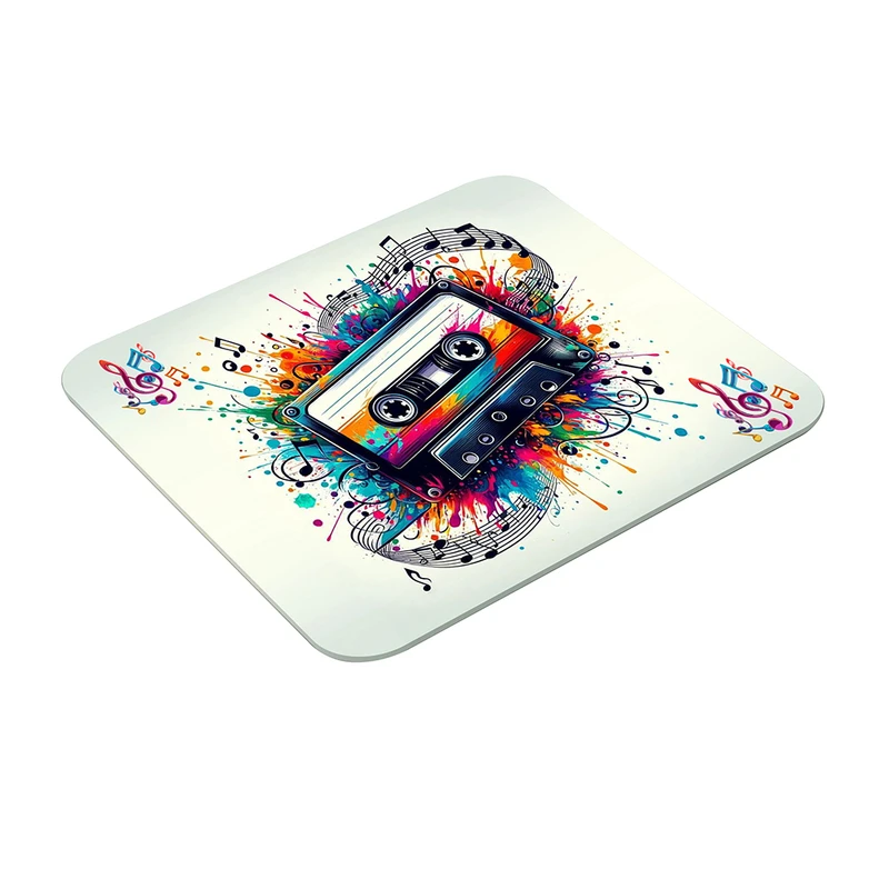 ماوس پد طرح نوار کاست فانتزی مدل کیوت کد 01