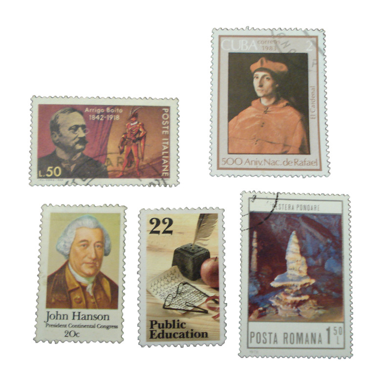 تمبر یادگاری مدل ملل کد bc-1950 مجموعه 5 عددی