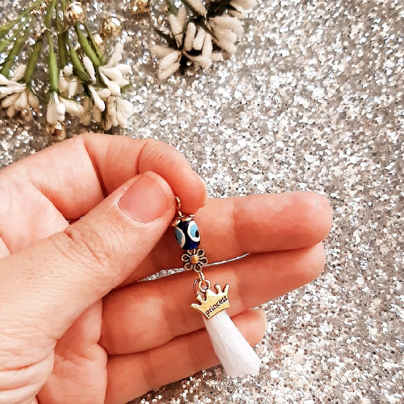 سنجاق سینه دخترانه مدل چشم نظر کد 1561