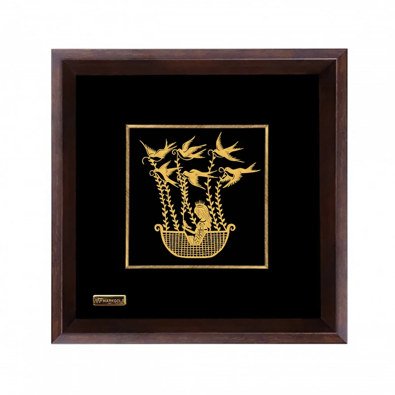تابلو طلا کوب مارک گلد طرح پرستو