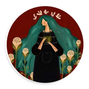 دیوارکوب طرح دختر و دوربین عکاسی مدل wtb319