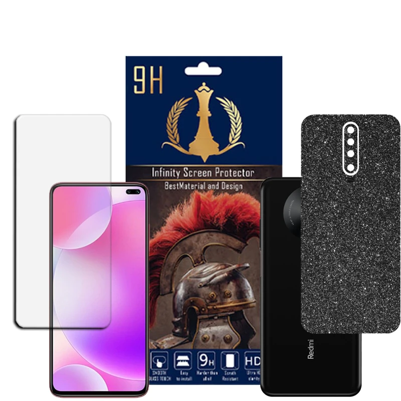  برچسب پوششی اینفینیتی مدل PRO MAX مناسب برای گوشی موبایل شیائومی REDMI K30 / REDMI K30I / POCO X2 به همراه محافظ صفحه نمایش