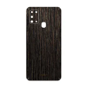 MAHOOT Dark-Gold-Stripes-Wood Cover Sticker for Samsung Galaxy M31