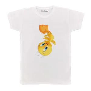 تی شرت بچگانه پرمانه طرح توییتی کد pmt.4386