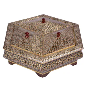 شکلات خوری خاتم کاری مدل دانژه کد 3D-TKH
