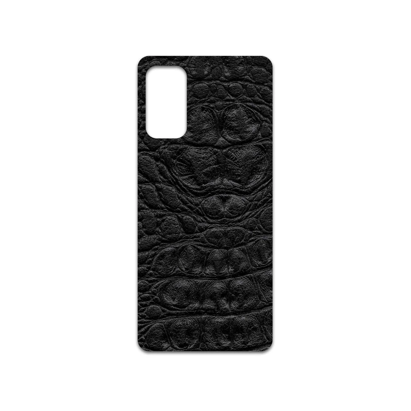 برچسب پوششی ماهوت مدل Black-Crocodile-Leather مناسب برای گوشی موبایل سامسونگ Galaxy M52 5G