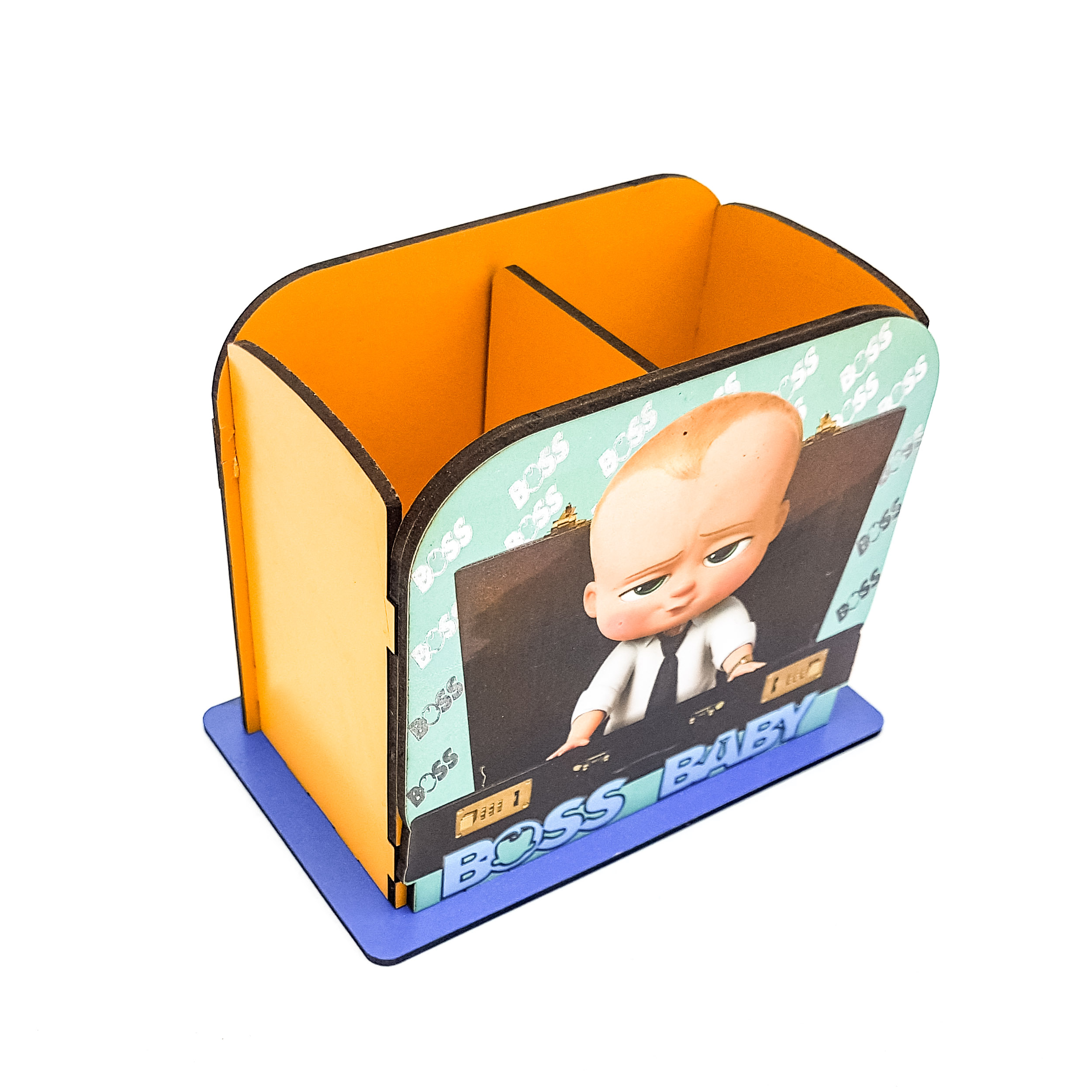 جامدادی رومیزی مدل بچه رییس کد 3141